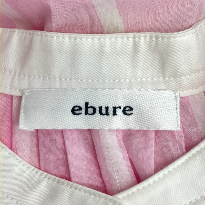 ebure / エブール | ストライプ シャツワンピース | 38 | レディース
