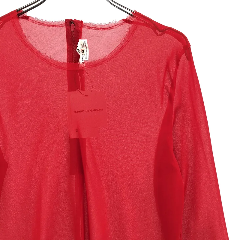COMME des GARCONS / コムデギャルソン | 2015SS | カットオフ シアー トップス | M | レディース