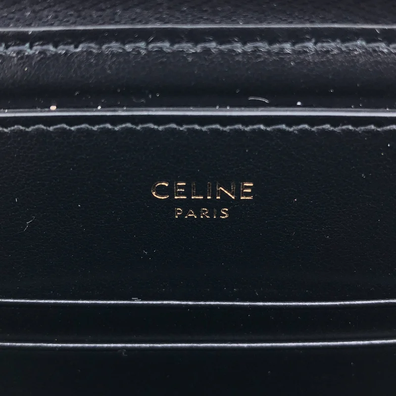 CELINE / セリーヌ | Cチャーム キルティングレザー ポーチ |
