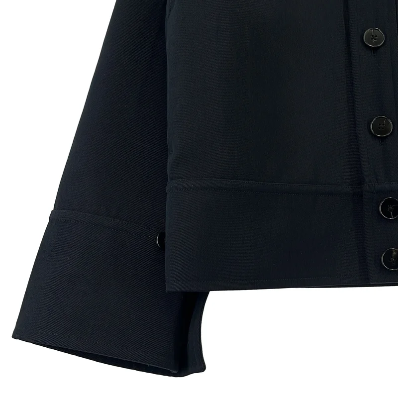 JIL SANDER / ジルサンダー | ウール 2wayカラー ジャケット | 32 | レディース