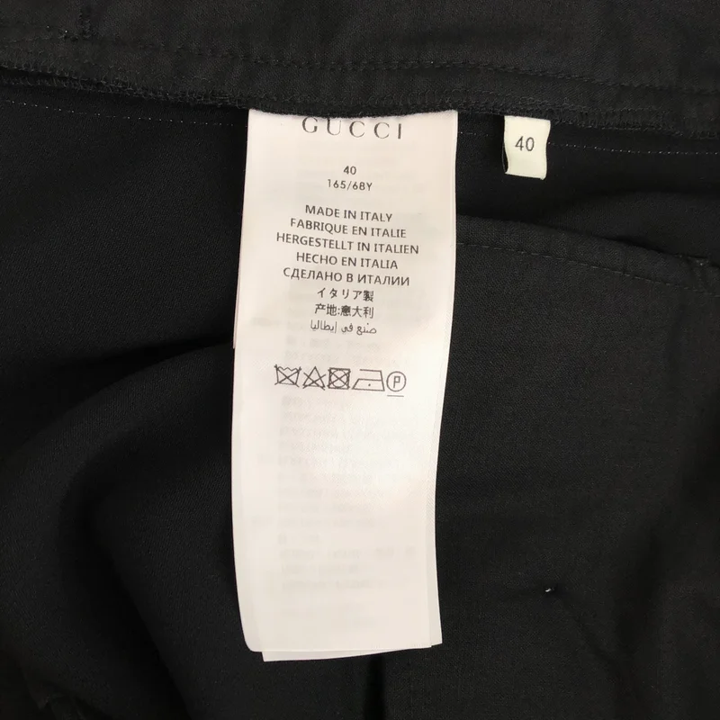 GUCCI / グッチ | サイドライン スラックス | 40 | レディース