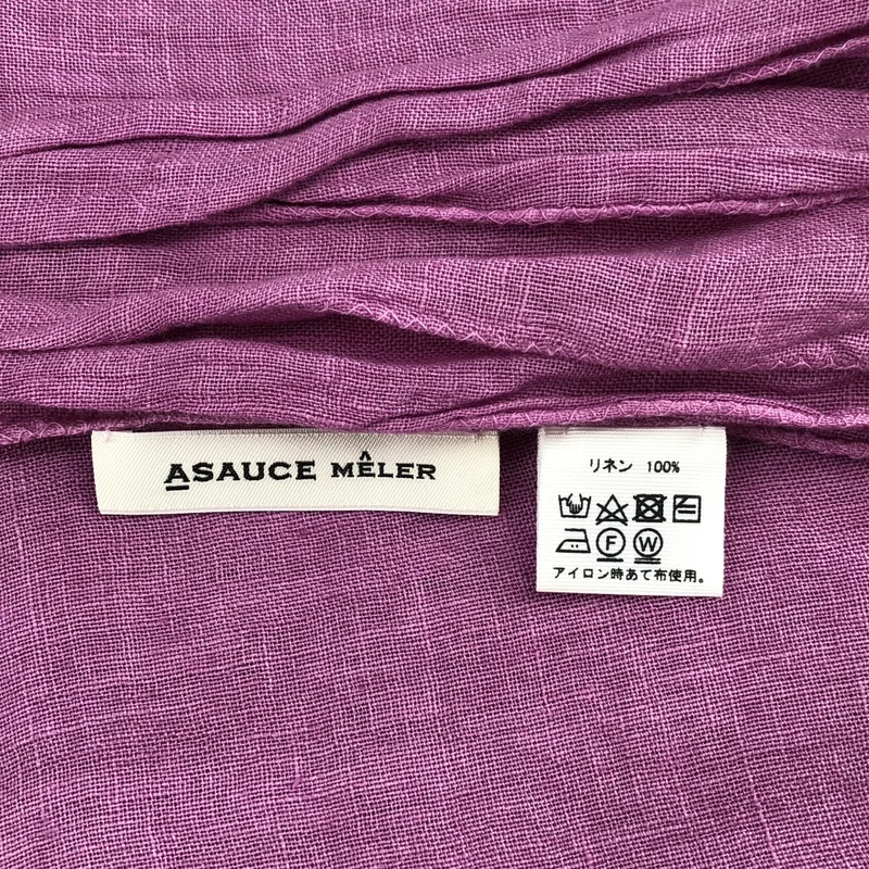 ASAUCE MELER / アソース メレ | リネン 大判ストール |