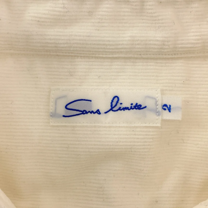 sans limite / サンリミット | 2025AW | コーデュロイ ボックスレギュラーカラーシャツ | 2 | メンズ