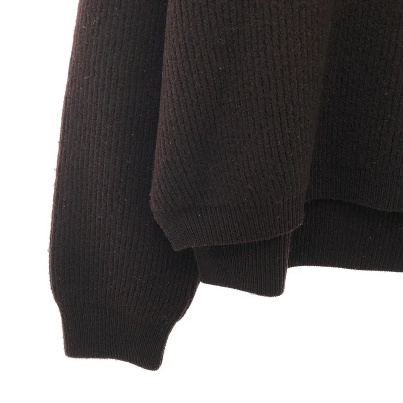 Acne Studios / アクネストゥディオズ | MISTY BOILED ウール サイドジップ ニット | S | レディース