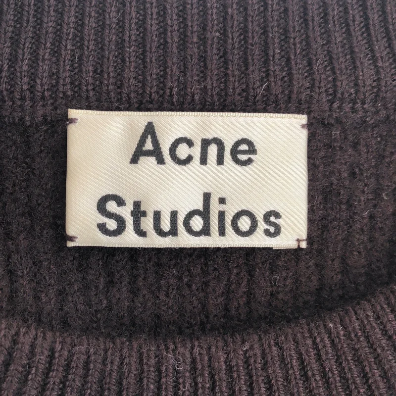 Acne Studios / アクネストゥディオズ | MISTY BOILED ウール サイドジップ ニット | S | レディース