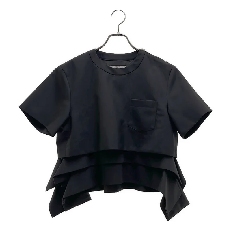 sacai / サカイ | 2023SS | Suiting Pullover カットデザイン ブラウス | 2 | レディース