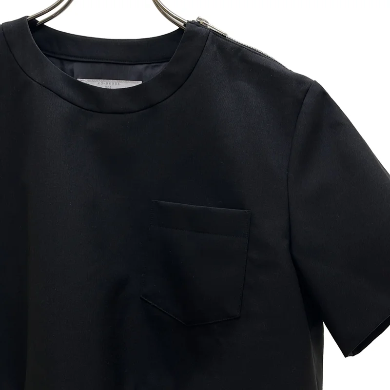 sacai / サカイ | 2023SS | Suiting Pullover カットデザイン ブラウス | 2 | レディース