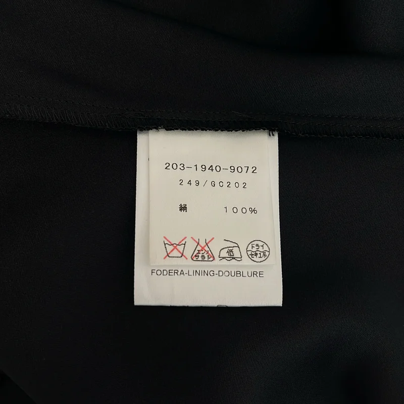 GUCCI / グッチ | シルク ダブルカフスシャツ | 38 | レディース
