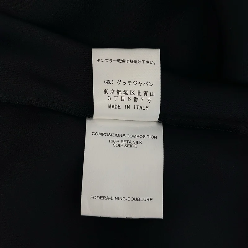 GUCCI / グッチ | シルク ダブルカフスシャツ | 38 | レディース