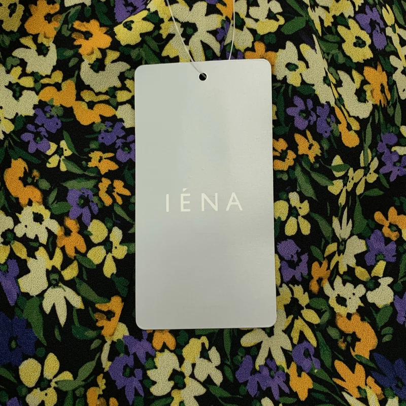 IENA / イエナ | 2023AW | フラワープリントエスカルゴスカート / 裏地付き | 36 | レディース