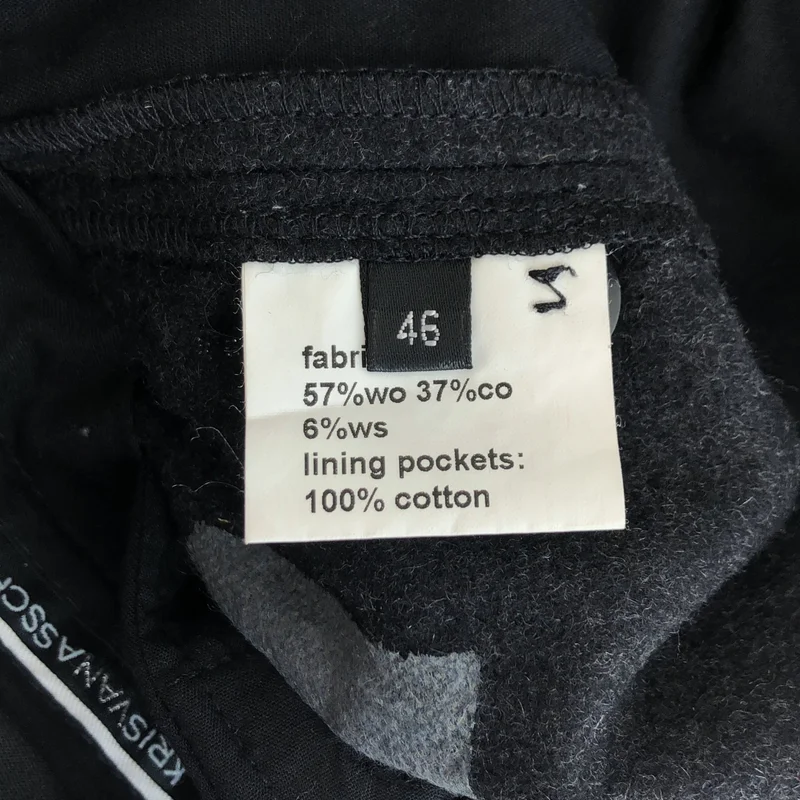 KRIS VAN ASSCHE / クリスヴァンアッシュ | ウール混 レイヤード カーゴパンツ | 46 | メンズ