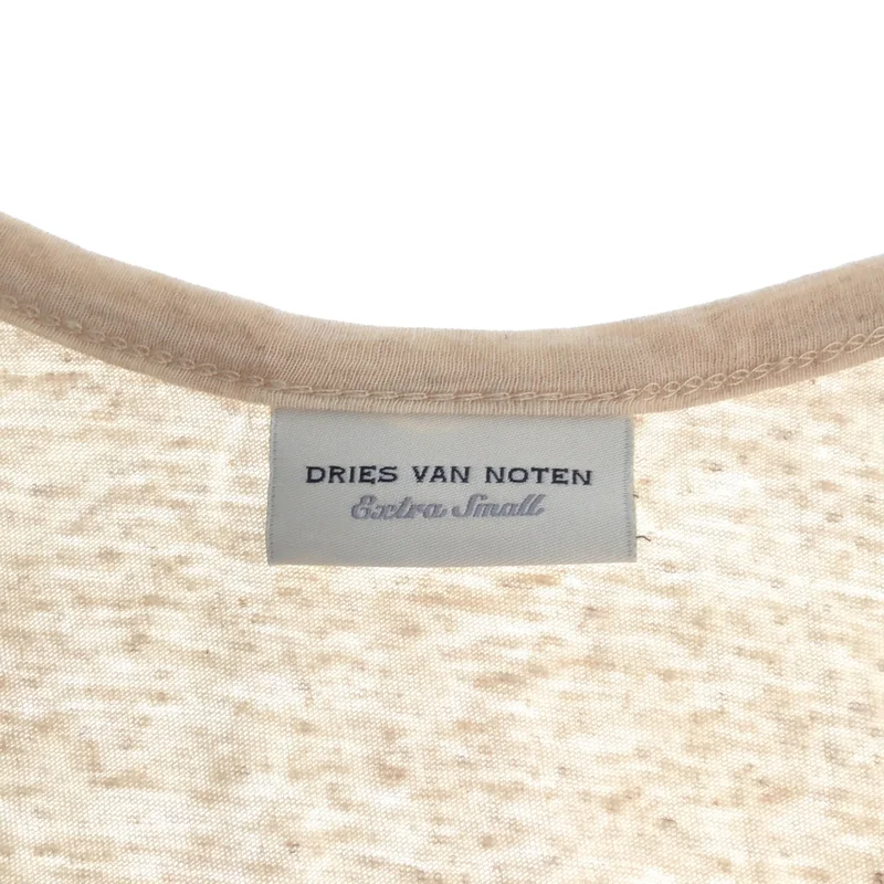 DRIES VAN NOTEN / ドリスヴァンノッテン | コットン リネン タンクトップ トップス |