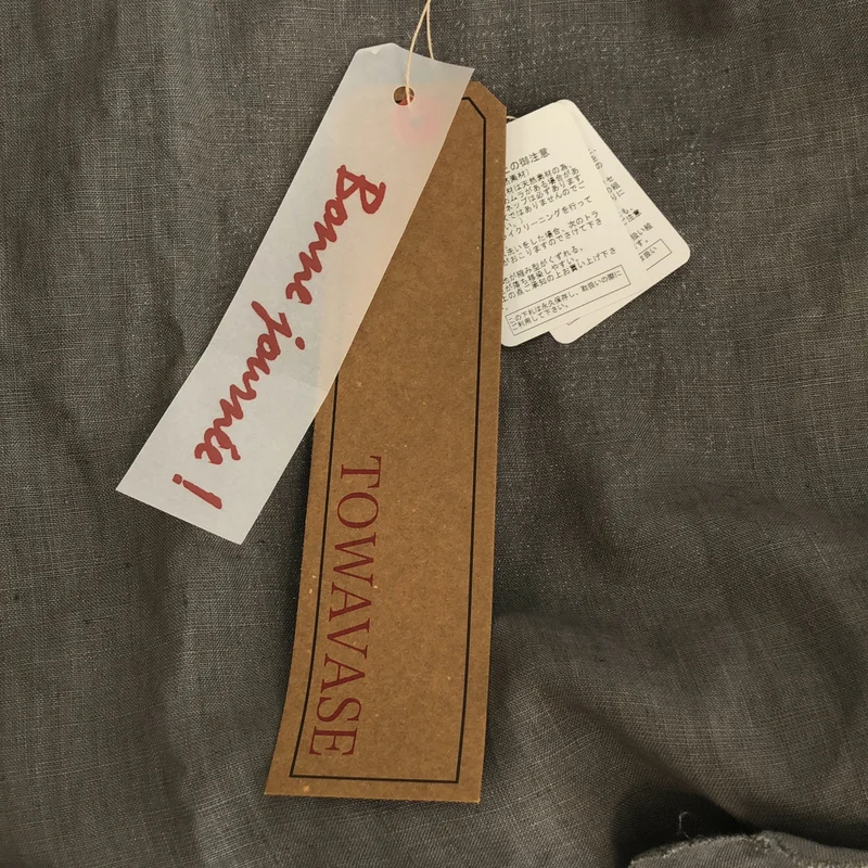 TOWAVASE / トワヴァーズ | Bon Voyage blouse 2 / リネン スカラップ刺しゅう ビッグカラー オーバーブラウス | F | レディース