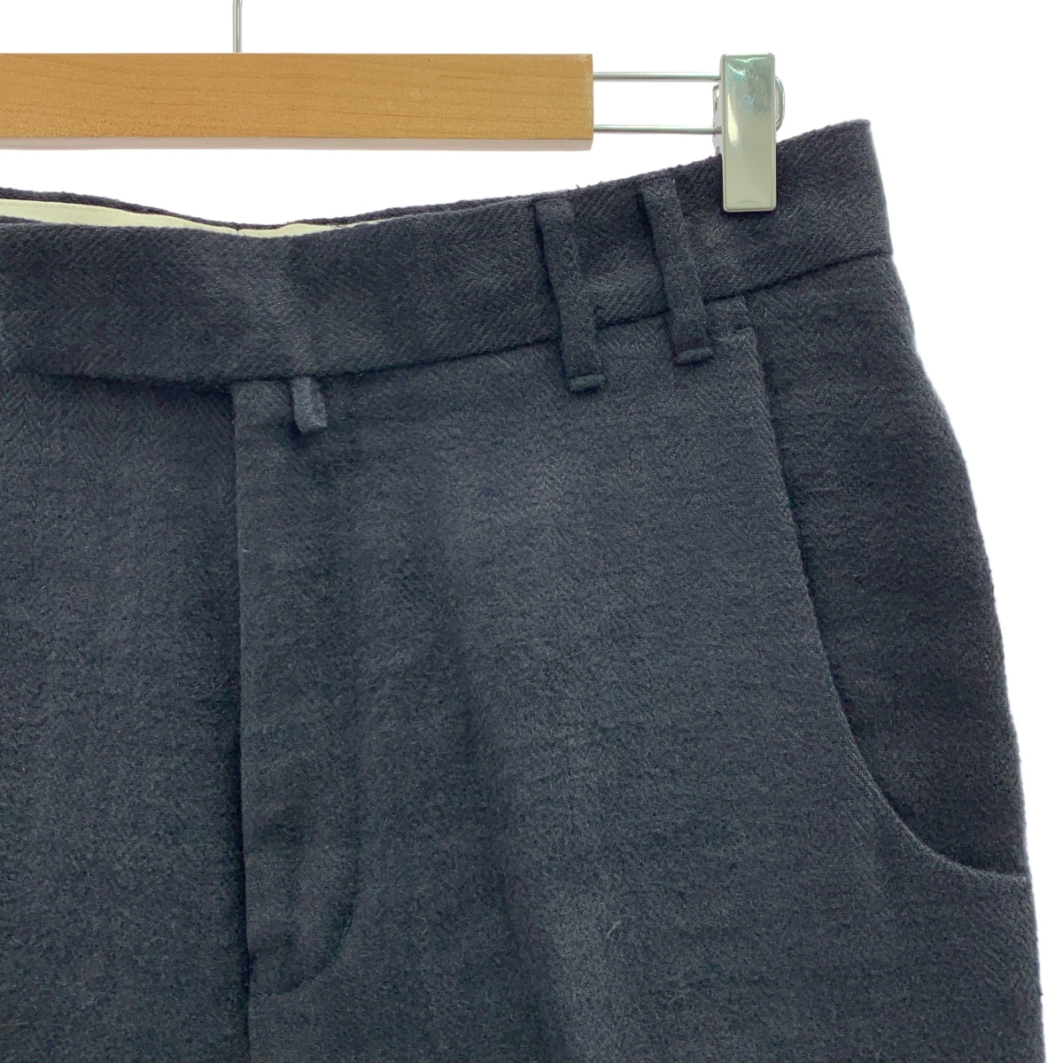MAATEE&SONS / マーティー&サンズ | リネン ヘリンボーン スラックス