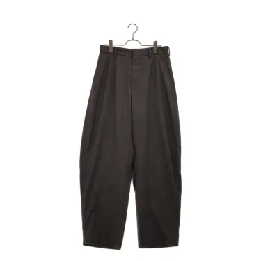 LOEFF / ロエフ | ウールギャバジン バミューダ ワイド ショートパンツ