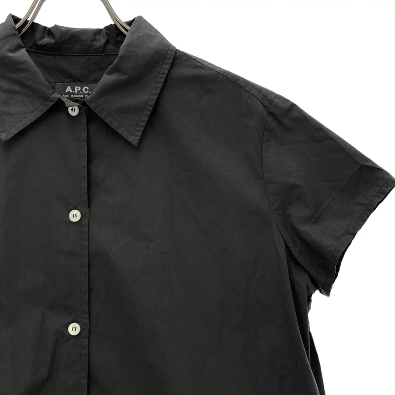 A.P.C. / アーペーセー | オープンカラーシャツ_半袖 | 34 | レディース