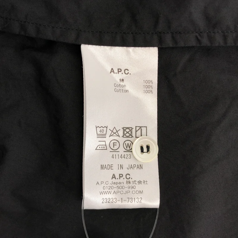 A.P.C. / アーペーセー | オープンカラーシャツ_半袖 | 34 | レディース