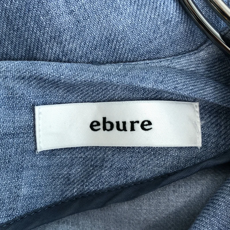 ebure / エブール | スキッパーリネンワンピース | 36 | レディース