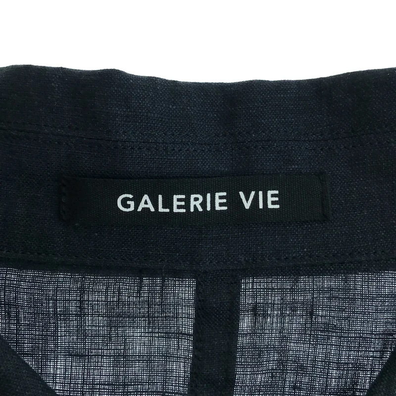 GALERIE VIE / ギャルリーヴィー | リネンポプリン サファリシャツ | F | メンズ