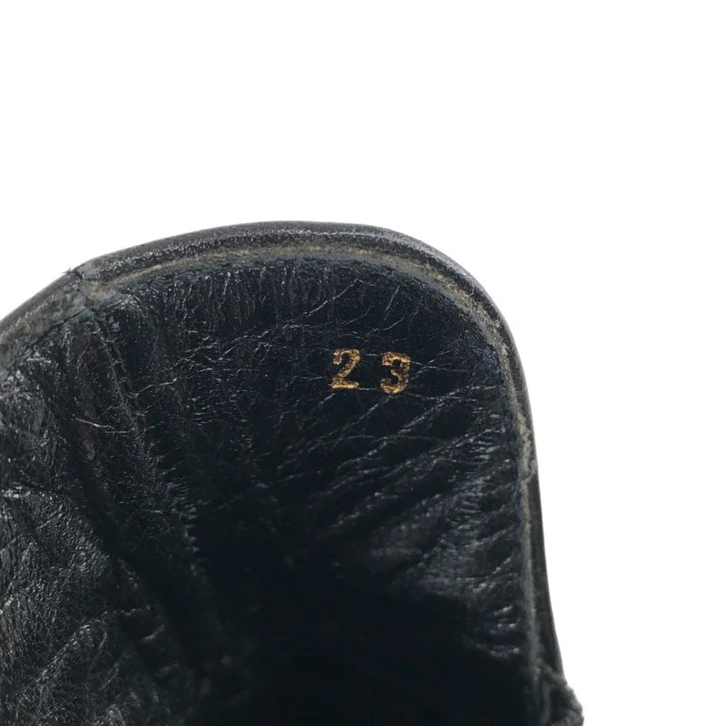 COMME des GARCONS / コムデギャルソン | レザー サイドゴアブーツ | 23 | レディース