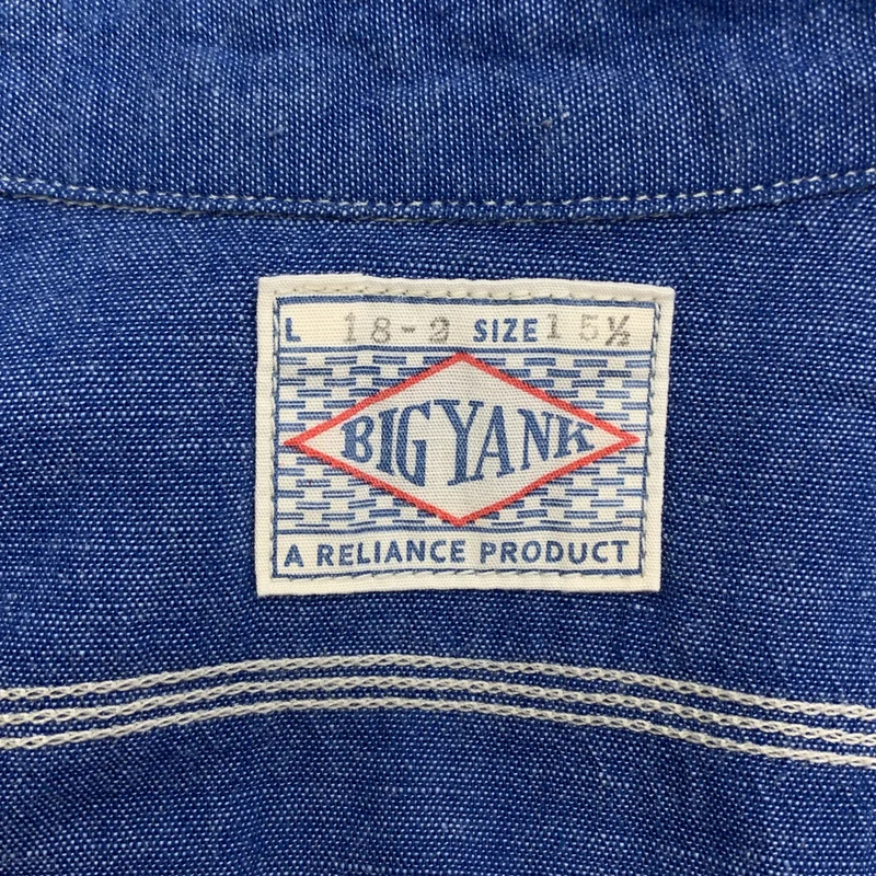 ANATOMICA / アナトミカ | BIG YANK 別注 WORK SHIRT 1935 シャンブレー ワークシャツ | 15 1/2 | メンズ