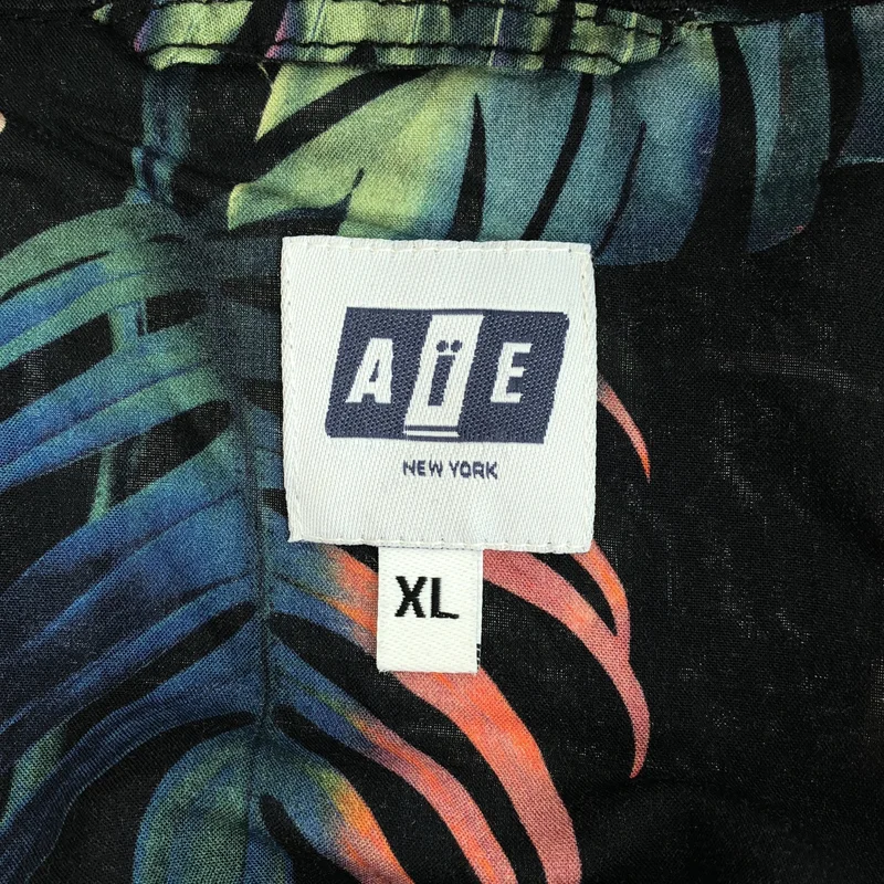 AiE / エーアイイー | レーヨン ボタニカルプリント シャツジャケット | XL | メンズ