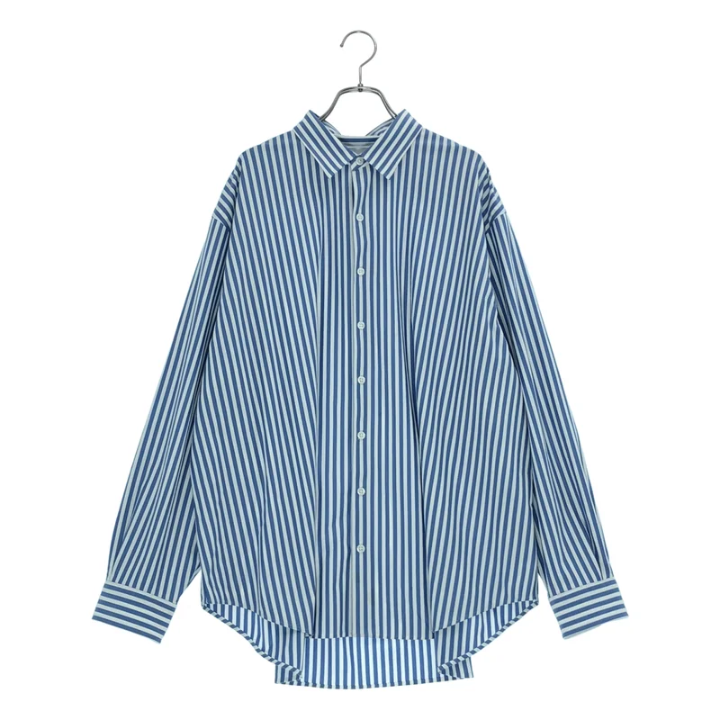 KANEMASA / カネマサ | 2023SS | LONDON STRIPE DRESS JERSEY SHIRT / ロンドンストライプ ドレスジャージーシャツ | 2 | メンズ