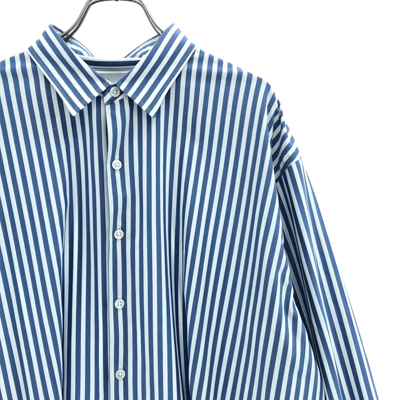 KANEMASA / カネマサ | 2023SS | LONDON STRIPE DRESS JERSEY SHIRT / ロンドンストライプ ドレスジャージーシャツ | 2 | メンズ