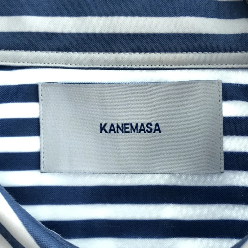 KANEMASA / カネマサ | 2023SS | LONDON STRIPE DRESS JERSEY SHIRT / ロンドンストライプ ドレスジャージーシャツ | 2 | メンズ