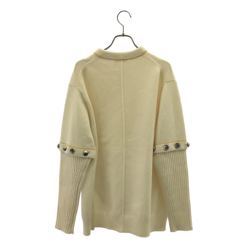 Chloe / クロエ | 2022SS | ウール カシミヤ リブ切替 ニット | XS | レディース