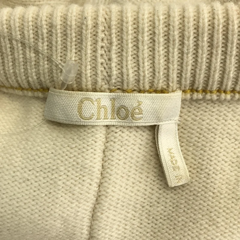 Chloe / クロエ | 2022SS | ウール カシミヤ リブ切替 ニット | XS | レディース