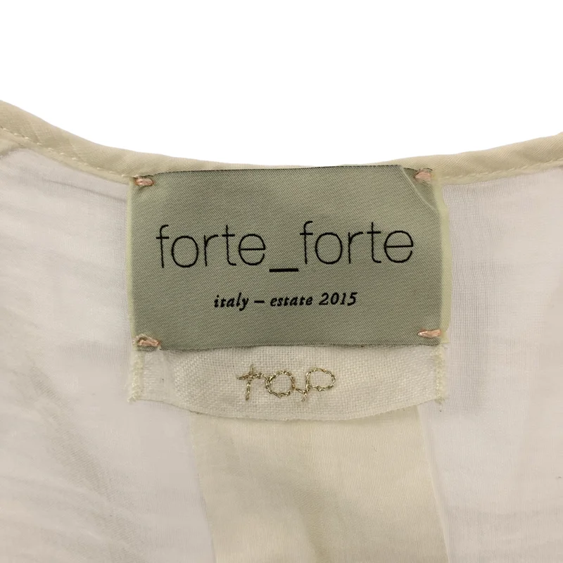 forte_forte / フォルテフォルテ | コットン シルク プルオーバーブラウス シャツ | 1 | レディース