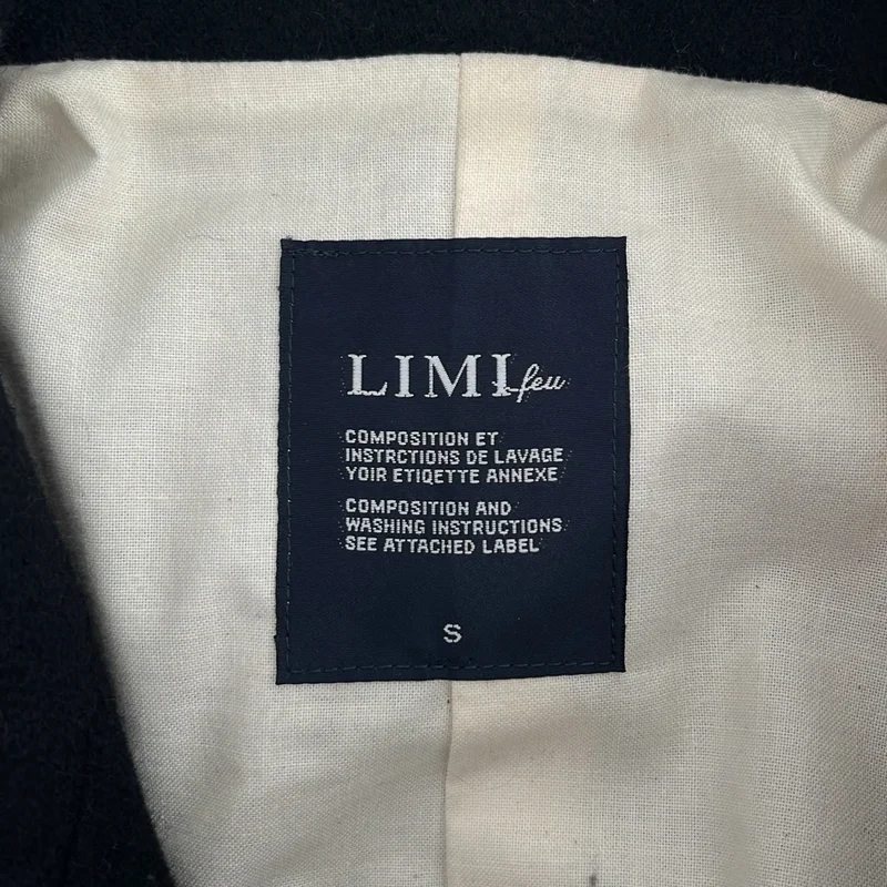 LIMI feu / リミフゥ | ウール ダブルブレストコート LE-J13-107 | S | レディース