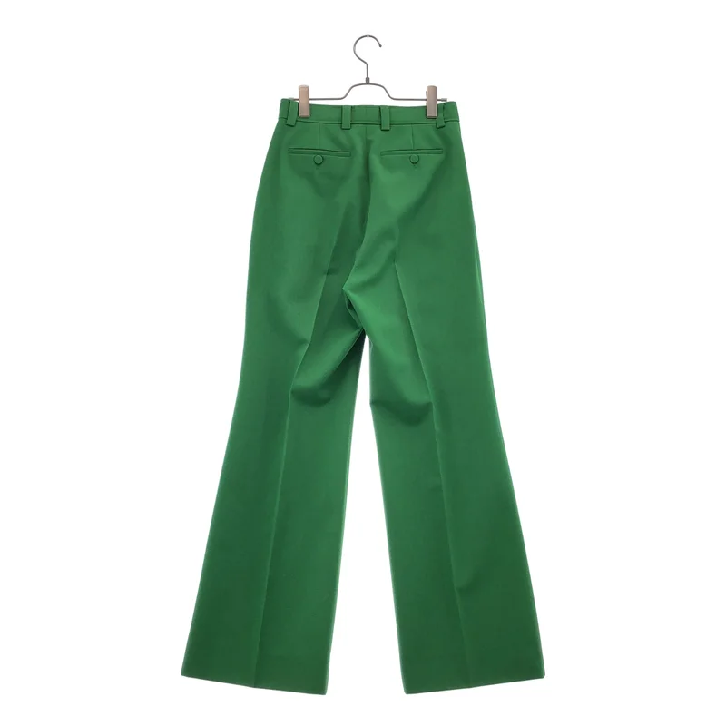 GUCCI / グッチ | 2021AW | ウール混 フラップポケット フレアスラックス | 40 | レディース