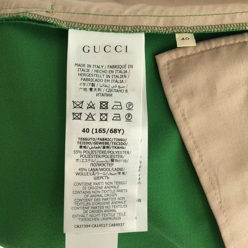 GUCCI / グッチ | 2021AW | ウール混 フラップポケット フレアスラックス | 40 | レディース
