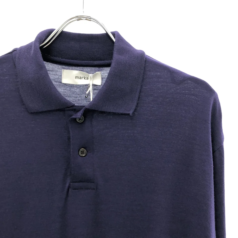 marka / マーカ | TWO BUTTON POLO L/S TEE ニット ポロシャツ | 2 | メンズ