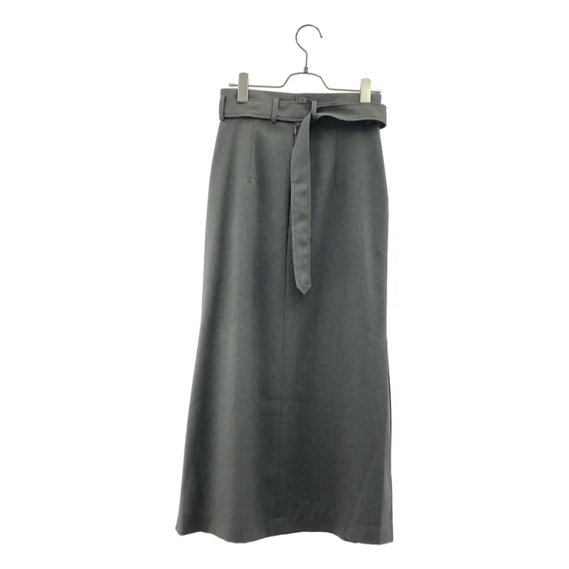 foufou / フーフー | semi-tight skirt / ベルテッド セミタイトスカート | 0 | レディース