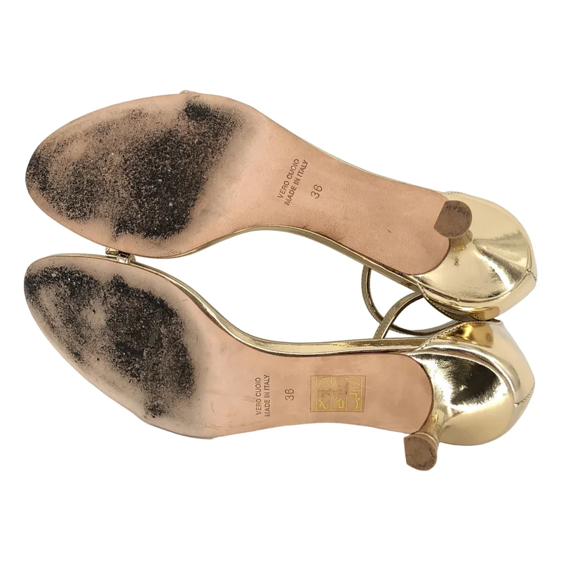 BRENTELLA / ブレンテッラ | 2023SS | GOLD STRAP ミュール サンダル | 36 | レディース
