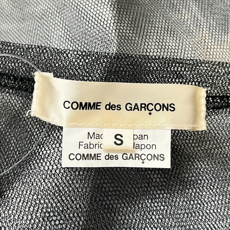 COMME des GARCONS / コムデギャルソン | 2025SS | メッシュ 転写プリント 変形トップス | S | レディース
