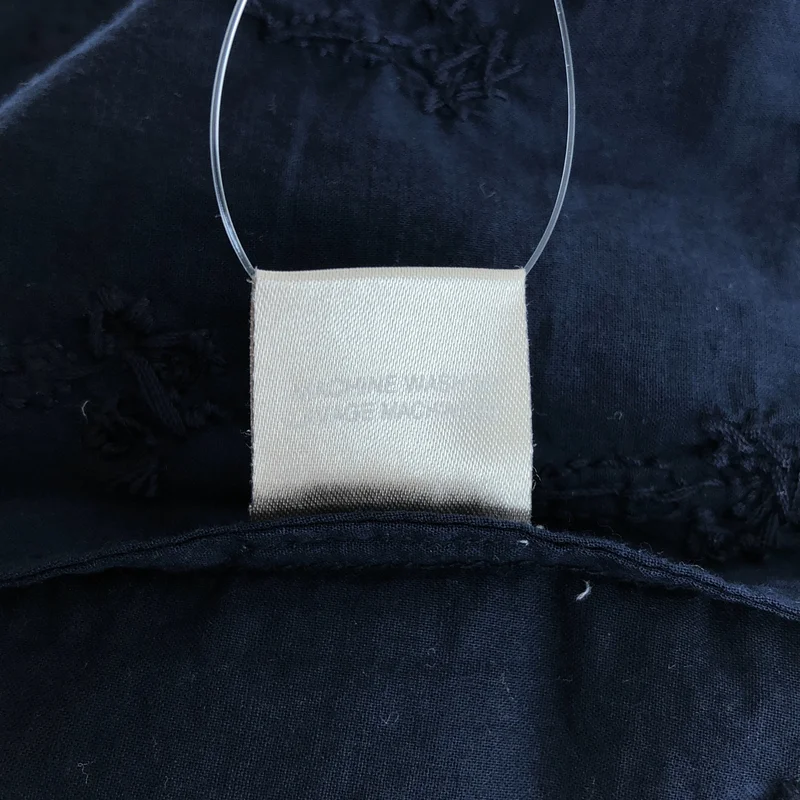 Khadi and Co / カディー&コー | コットン 刺しゅう ノースリーブブラウス | L | レディース