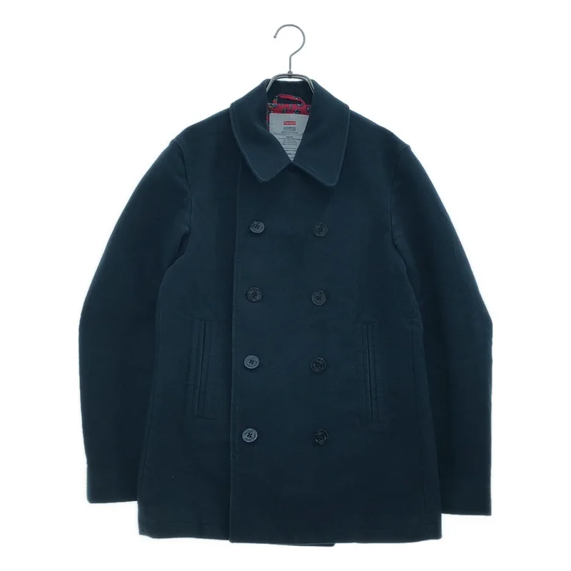 SUPREME / シュプリーム | ペイズリーライナー モールスキンピーコート 051305 | S | メンズ