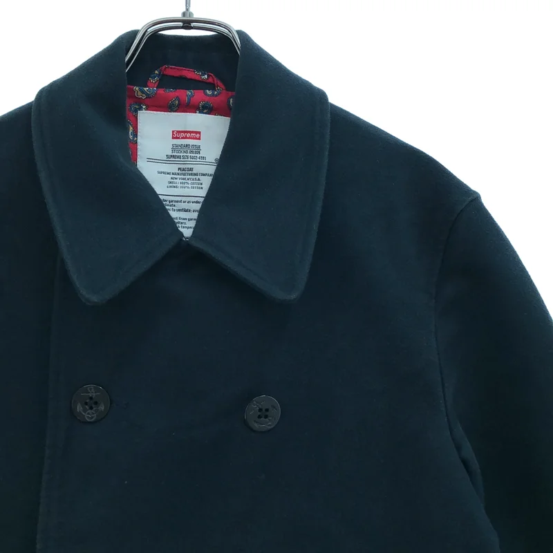 SUPREME / シュプリーム | ペイズリーライナー モールスキンピーコート 051305 | S | メンズ