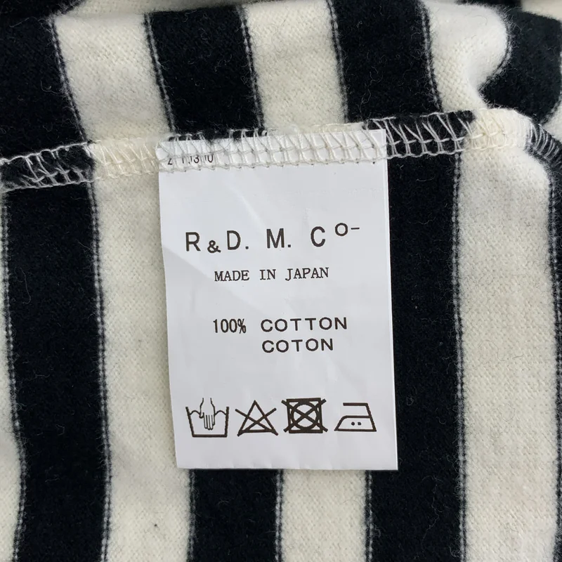 R&D.M.Co / オールドマンズテーラー | ボーダー ロングスリーブ カットソー |