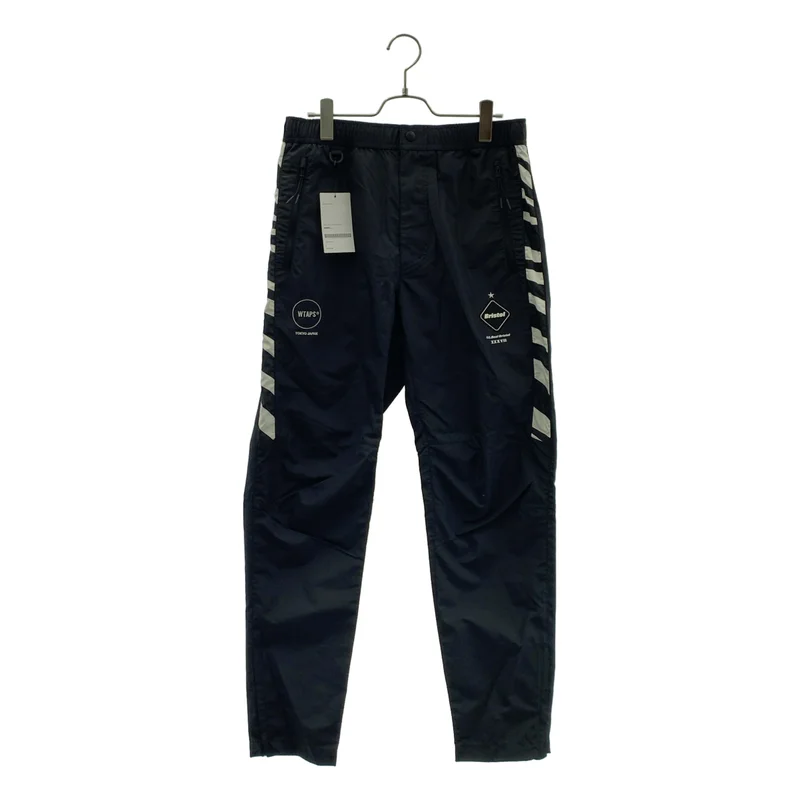F.C.R.B / エフシーアールビー | × WTAPS / ダブルタップス  ZEBRA PRACTICE LONG PANT / ロゴ ドローストリング パンツ | M | メンズ