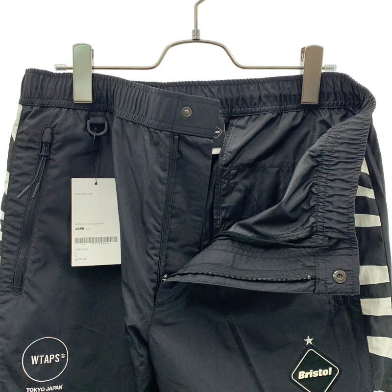 F.C.R.B / エフシーアールビー | × WTAPS / ダブルタップス  ZEBRA PRACTICE LONG PANT / ロゴ ドローストリング パンツ | M | メンズ