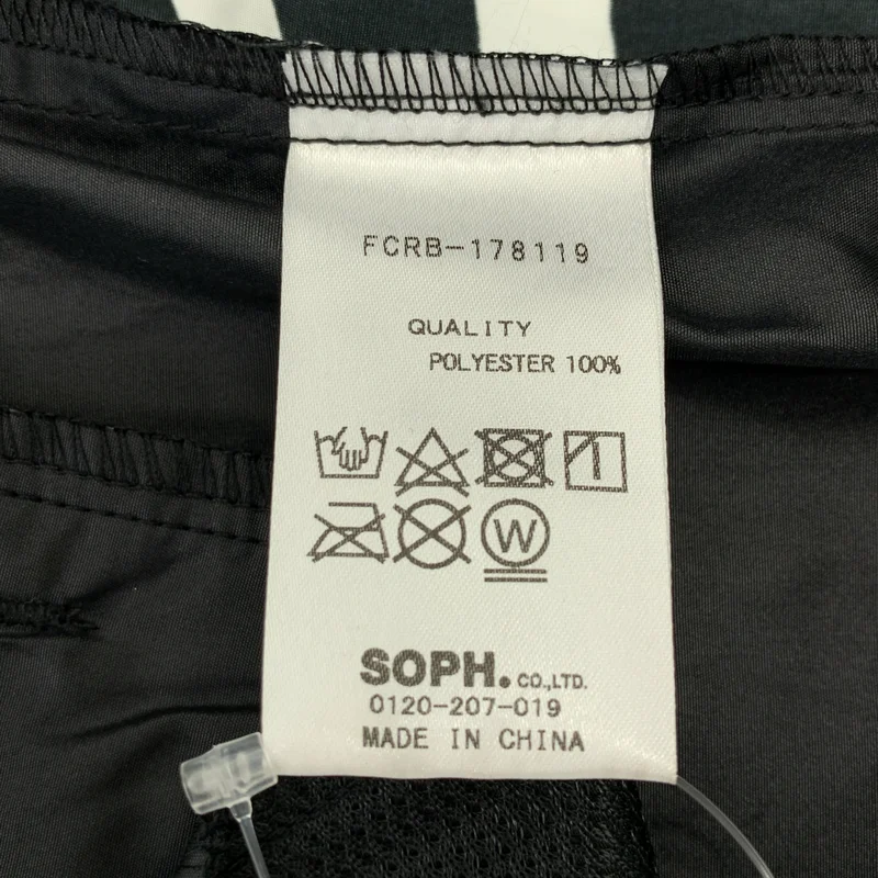 F.C.R.B / エフシーアールビー | × WTAPS / ダブルタップス  ZEBRA PRACTICE LONG PANT / ロゴ ドローストリング パンツ | M | メンズ
