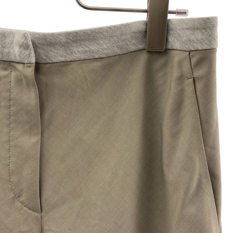 BRUNELLO CUCINELLI / ブルネロクチネリ | ウール シルク ワイドパンツ | 42 | レディース