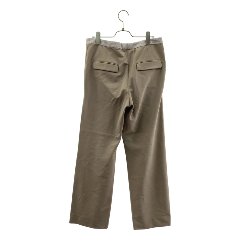 BRUNELLO CUCINELLI / ブルネロクチネリ | ウール シルク ワイドパンツ | 42 | レディース