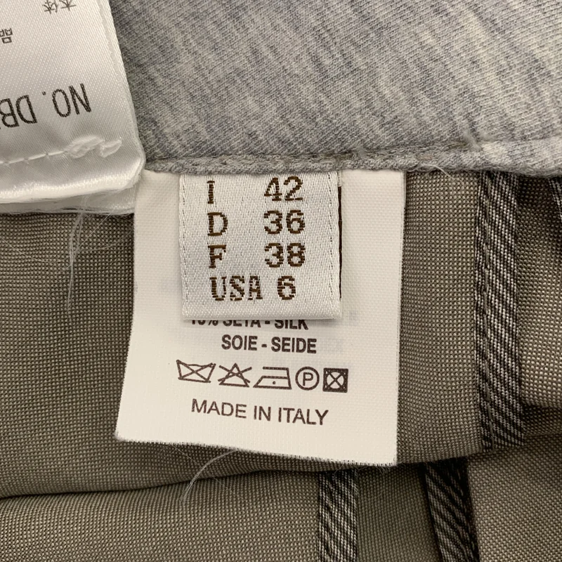 BRUNELLO CUCINELLI / ブルネロクチネリ | ウール シルク ワイドパンツ | 42 | レディース
