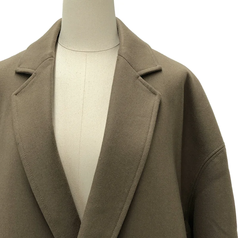 THE RERACS / ザリラクス | 2024AW | ウール ルーズチェスターコート | 38 | レディース